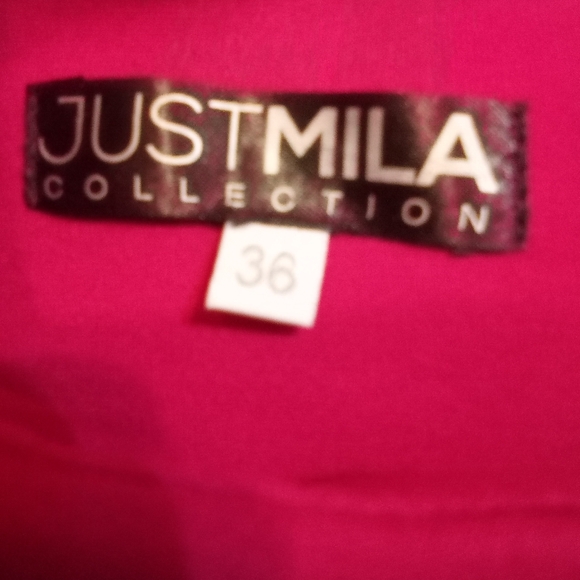 "JUST MILA"  QUALITY ASYMETRICAL DRESS. - Picture 5 of 5